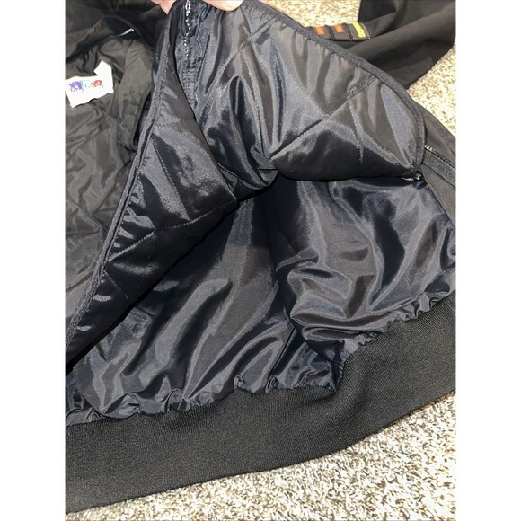 90s Jacket Snap Mens L Patch Logo Schneider National With Linner CHUCK - Picture 10 of 10